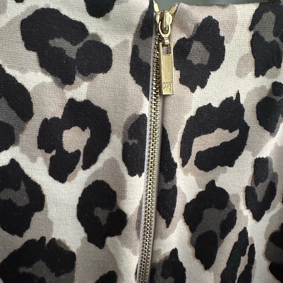 Eliza J Leopard Print A-line Dress, size 10P - Picture 6 of 7